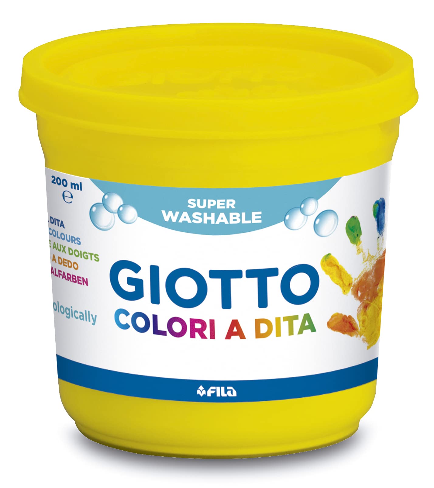 giotto-gouache-aux-doigts-barquette-6-pots-200-ml-couleurs-assorties image 4