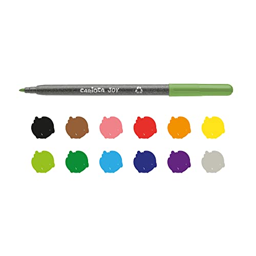 carioca-joy-eco-family-43100-bo-te-12-feutres-lavables-couleurs-assorties image 8
