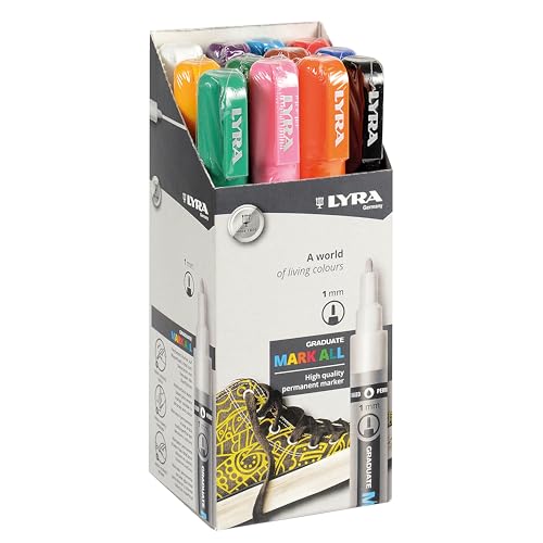 lyra-graduate-mark-all-tui-12-marqueurs-permanents-0-7-mm-multi-surfaces image 2