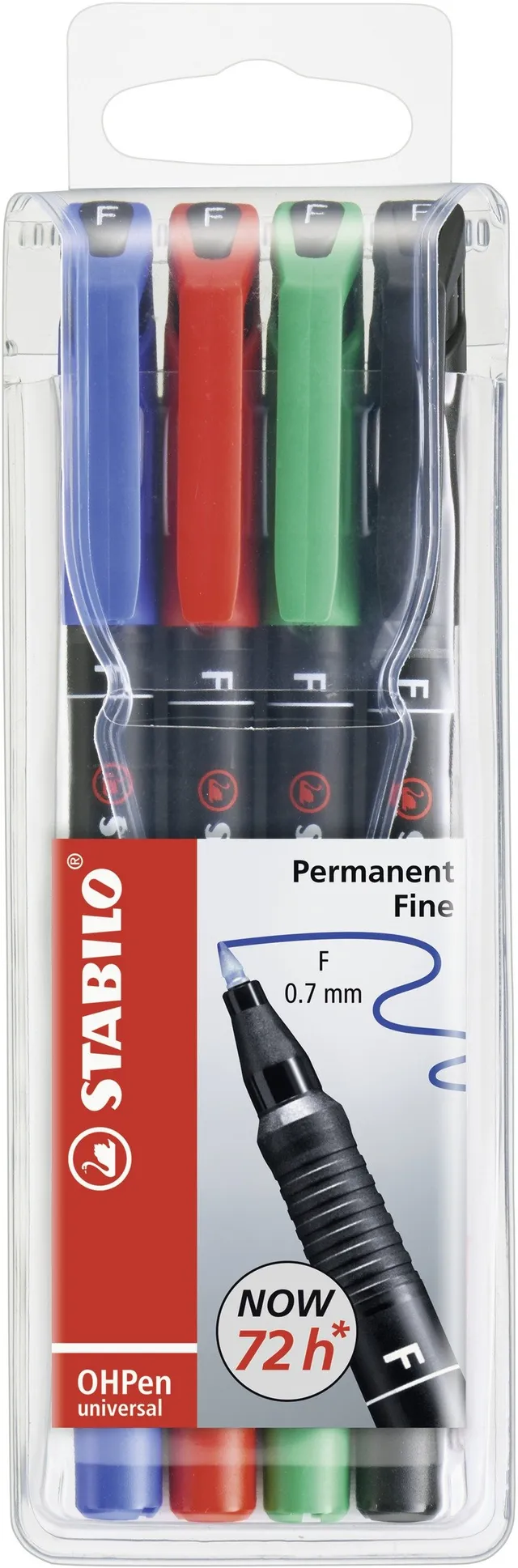 stabilo-ohpen-universal-permanent-marqueur-permanent-pointe-fine-0-7-mm-pochette image 1