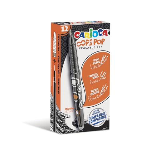 carioca-oops-pop-roller-gel-effa-able-medium-bo-te-x12-noir image 4