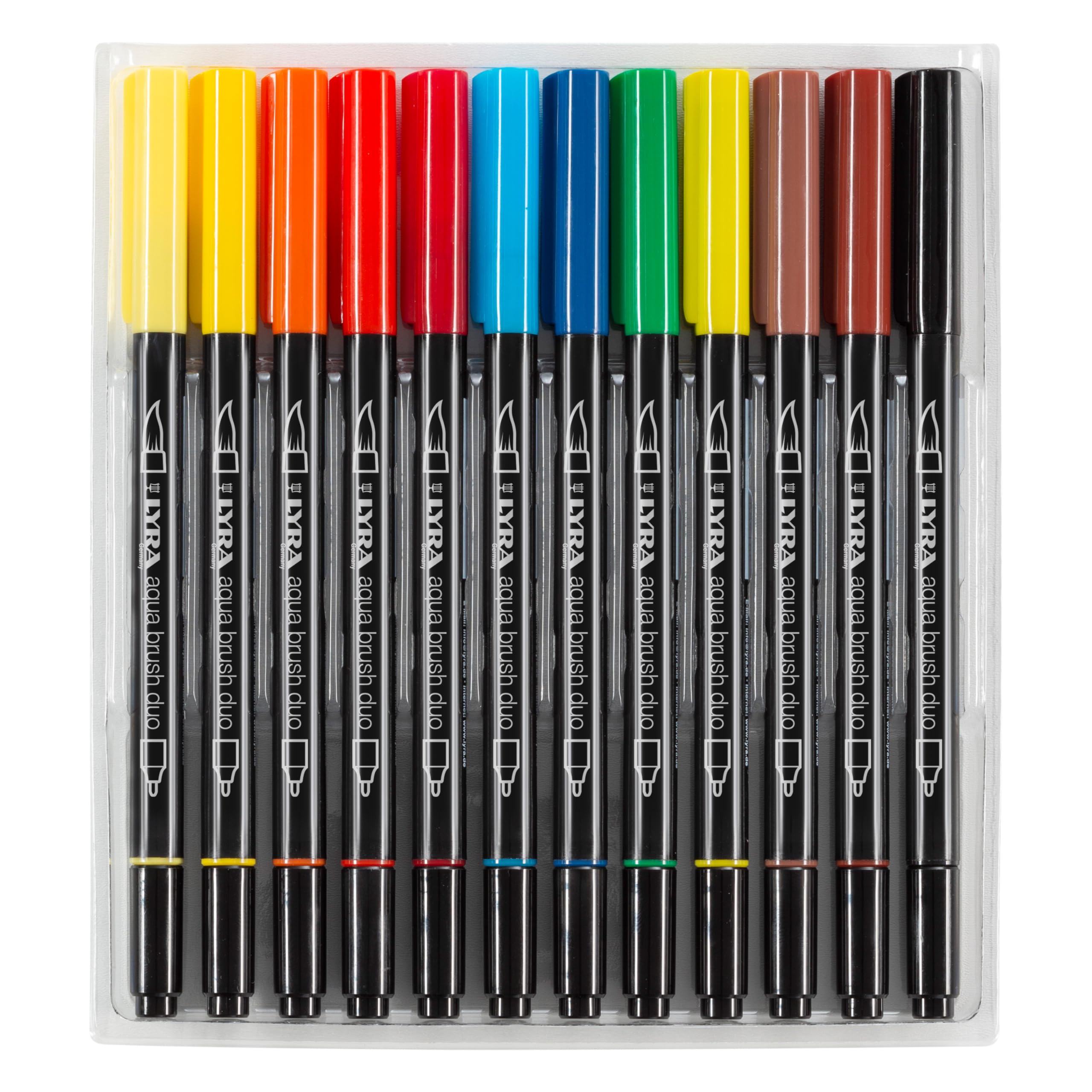 lyra-aqua-brush-duo-tui-12-feutres-double-pointe-pinceau image 2