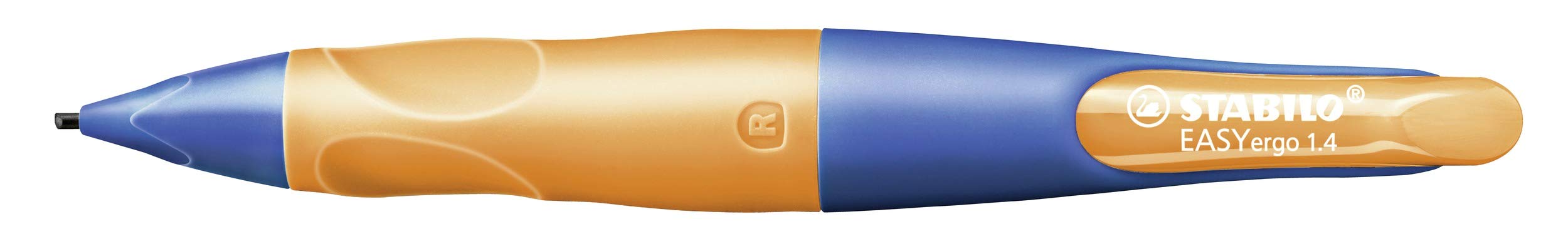 stabilo-easyergo-1-4-porte-mine-ergonomique-pour-droitier-orange-bleu-1-stylo-3- image 2