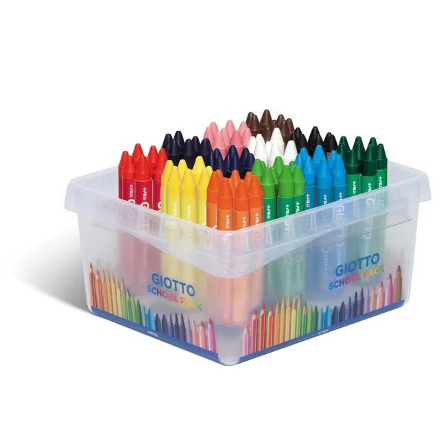 giotto-cera-maxi-5247-00-bo-te-cole-96-crayons-de-cire-couleurs-assorties image 1