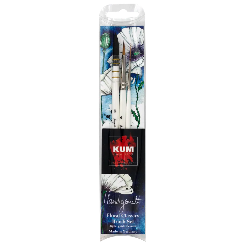 kum-x-handgemalt-floral-classics-set-de-pinceaux image 1