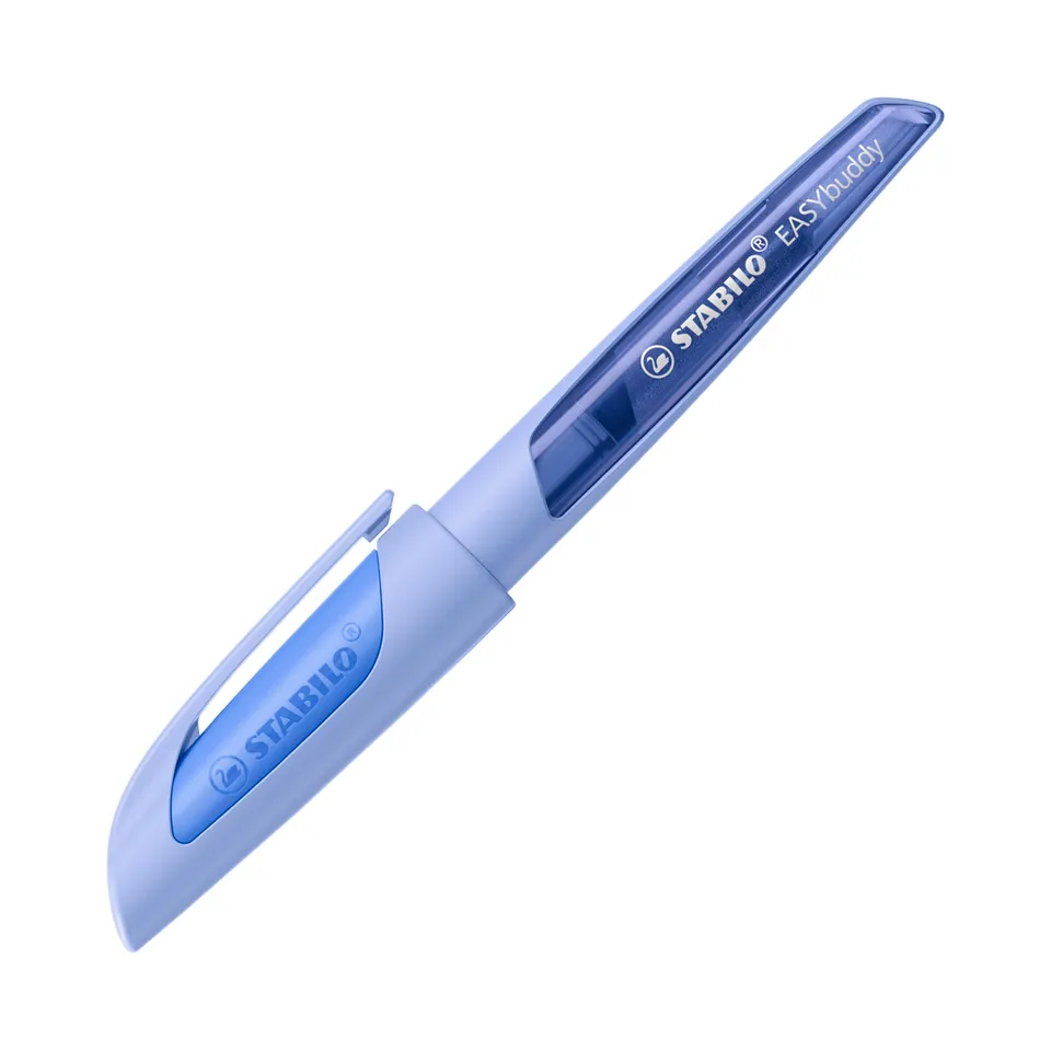 stabilo-easybuddy-stylo-plume-ergonomique-rechargeable-plume-m-nuage-de-bleu image 1
