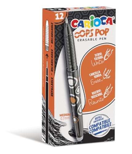 carioca-oops-pop-roller-gel-effa-able-medium-bo-te-x12-noir image 5