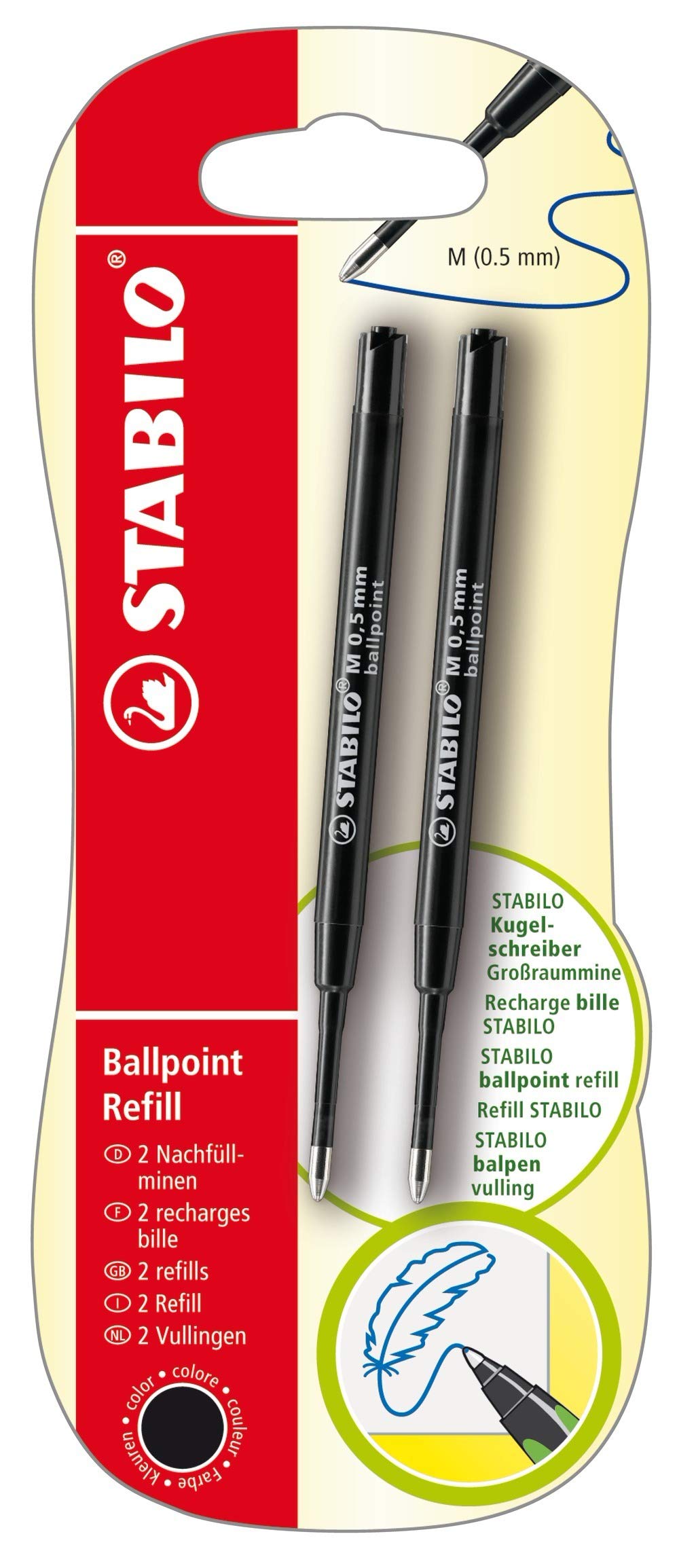 stabilo-pointball-recharge-stylo-bille-lot-x-10-noir-0-5-mm image 7