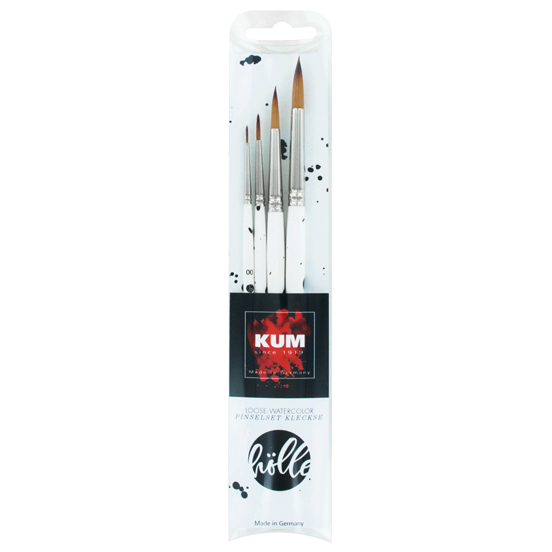 kum-x-frau-h-lle-kleckse-set-de-pinceaux-aquarelle image 1