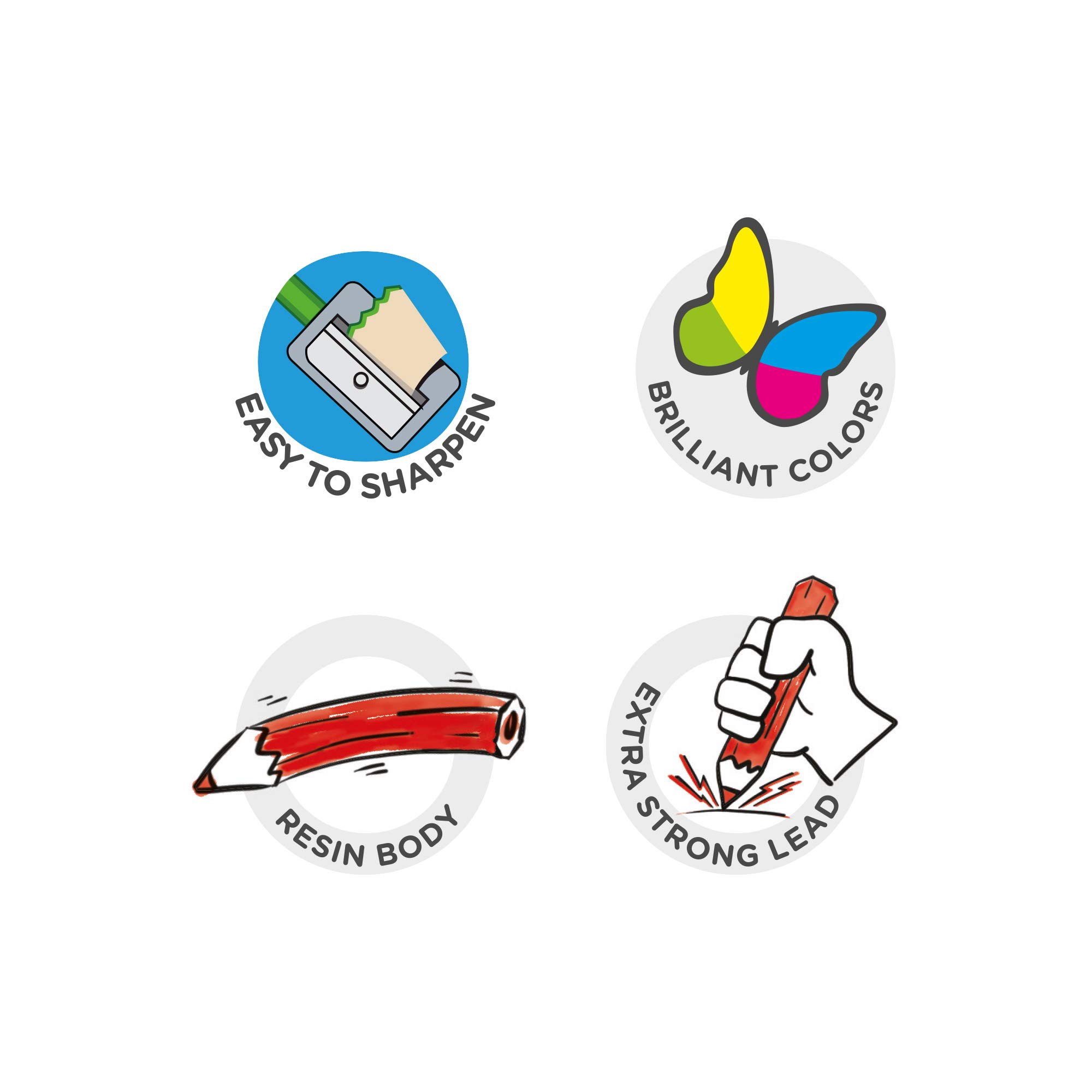 carioca-crayons-de-couleur-tita-avec-gomme-bo-te-de-12-mine-3-mm image 5