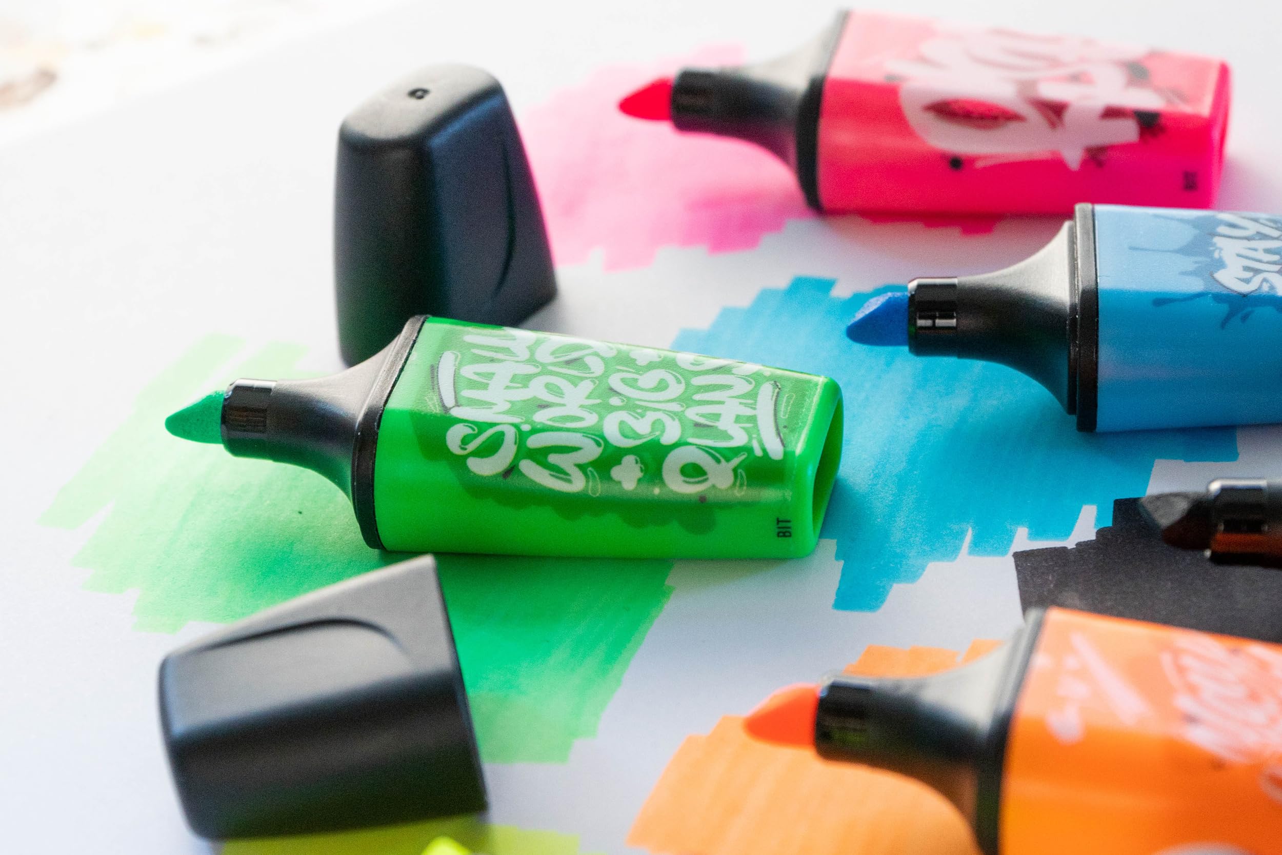 stabilo-boss-mini-by-snooze-one-etui-3-mini-surligneurs-fluo-vert-jaune-bleu image 6