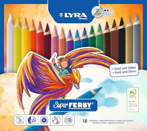 lyra-super-ferby-1-crayons-de-couleur-triangulaires-x18 image 3