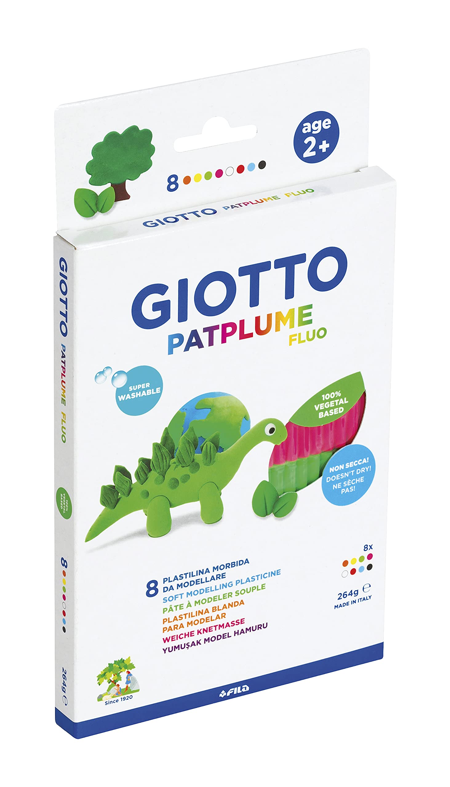 giotto-patplume-assortiment-p-te-modeler-8-x-33-g-couleurs-fluo image 2