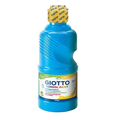 giotto-school-paint-gouache-lot-de-3-x-250-ml-jaune-rouge-bleu image 8