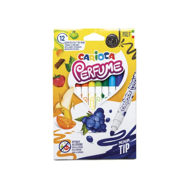 carioca-perfume-xplosion-lot-de-12-feutres-parfum-s-encre-lavable-pointe-conique image 1