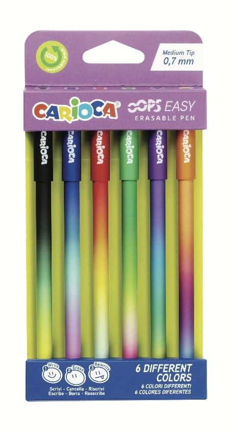 carioca-oops-easy-lot-de-6-stylos-effa-ables-encre-thermosensible-couleurs-d-gra image 5