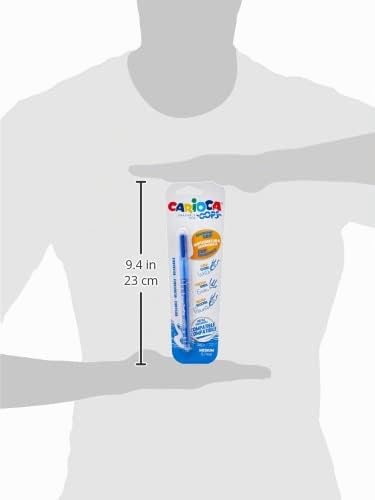 carioca-oops-stylo-effa-able-rechargeable-noir-bleu-capuchon-double-gomme-et-poi image 6