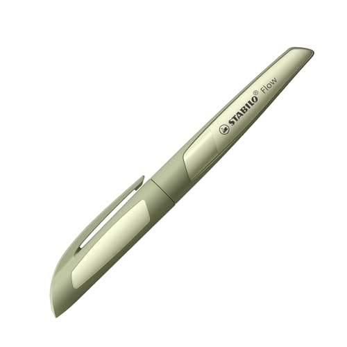 stabilo-flow-stylo-plume-rechargeable-vert-kaki-plume-acier-pointe-iridium-trac- image 8