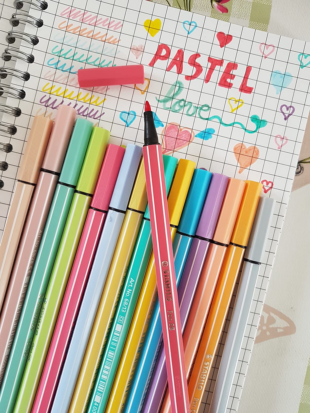 Couleurs pastel à tomber