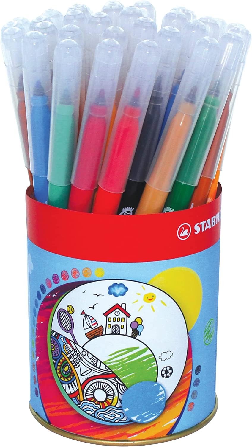 stabilo-trio-a-z-feutres-de-coloriage-tui-carton-x-30-pointe-moyenne-dont-5-fluo image 8