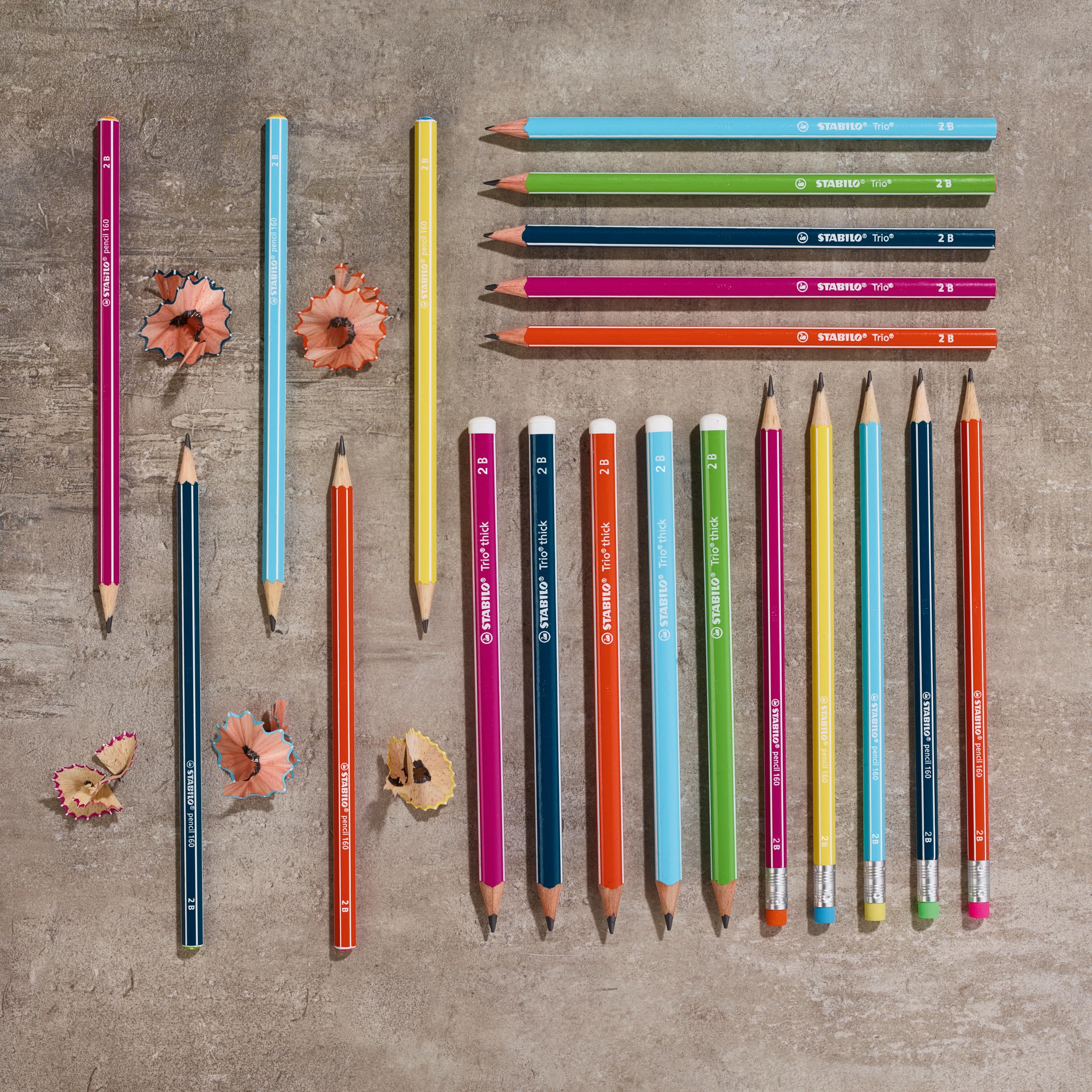 stabilo-pencil-160-lot-de-12-crayons-graphite-hb-mine-2-2-mm-t-te-tremp-e-bleu-c image 5