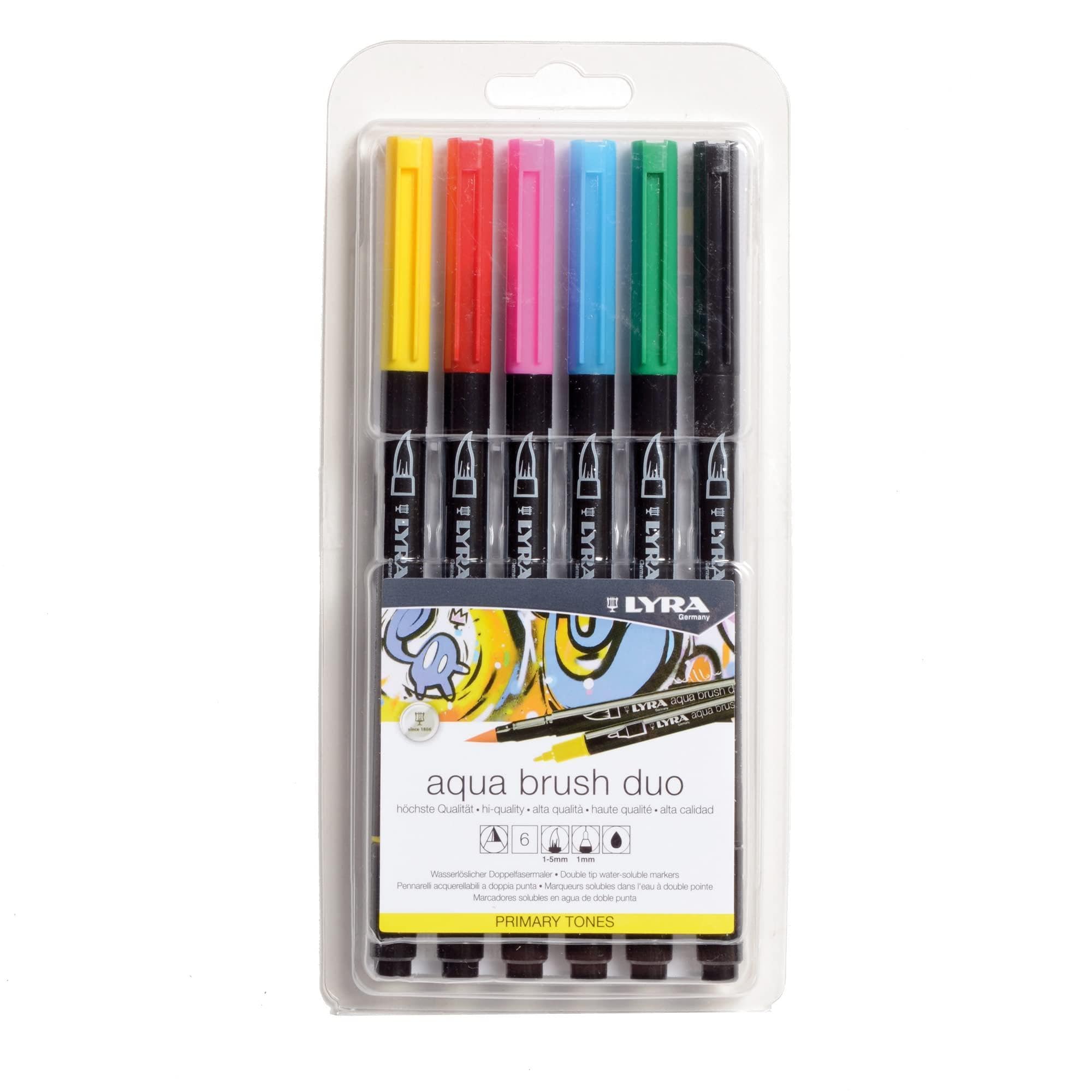 lyra-aqua-brush-duo-feutres-pinceau-double-pointe-aquarelle-set-6-couleurs-paste image 4