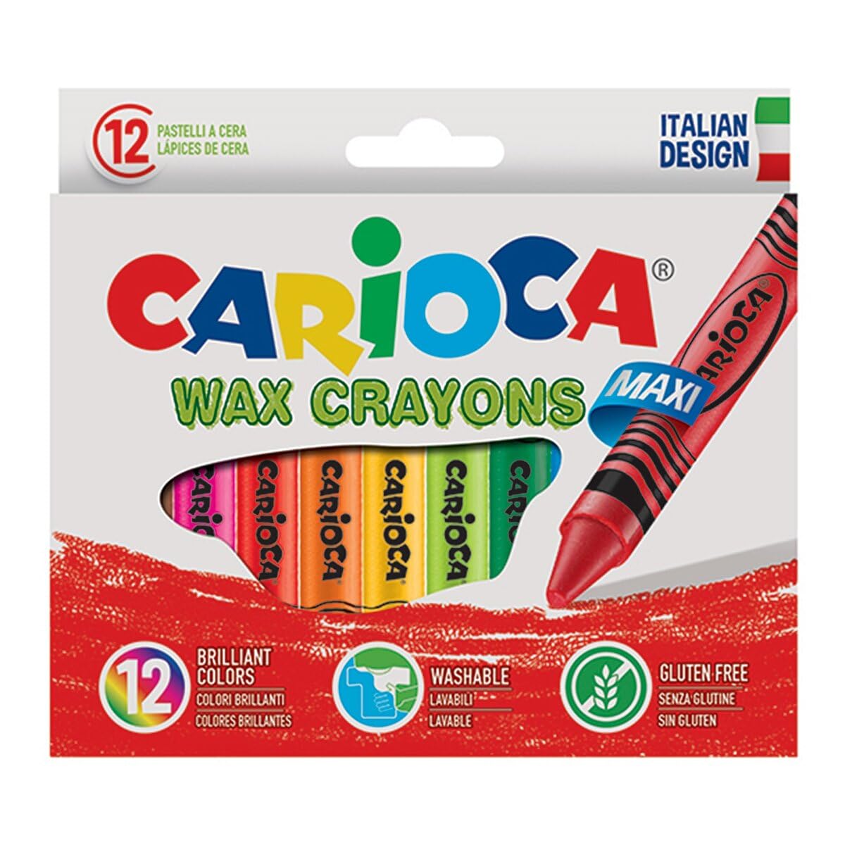 carioca-maxi-bo-te-de-50-crayons-de-cire-pointe-12-mm-couleurs-vives-lavables image 4
