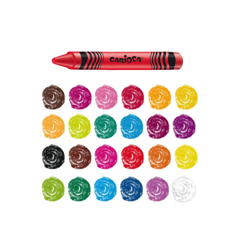 carioca-maxi-bo-te-de-50-crayons-de-cire-pointe-12-mm-couleurs-vives-lavables image 7