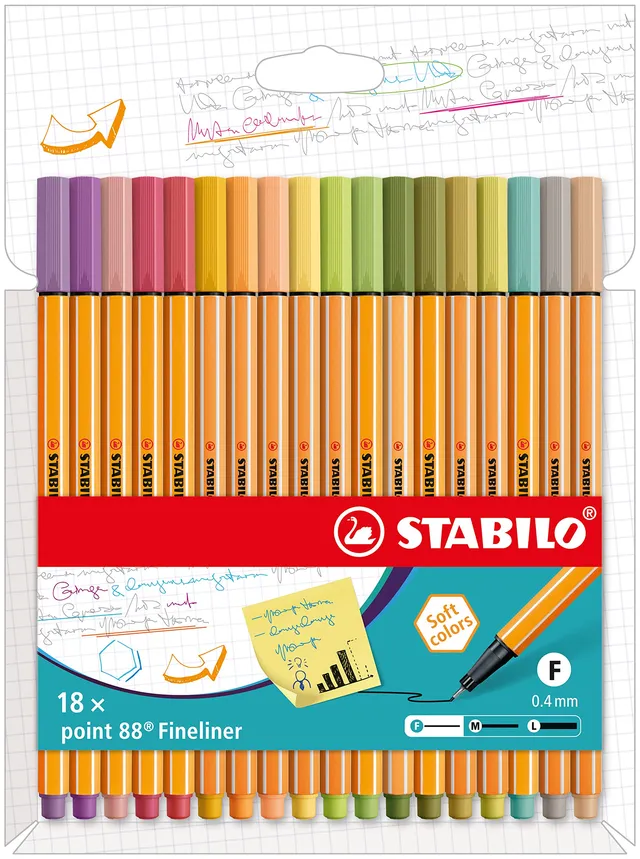 stabilo-point-88-feutre-pointe-fine-0-4-mm-etui-x-18-couleurs-cocooning-et-natur image 1