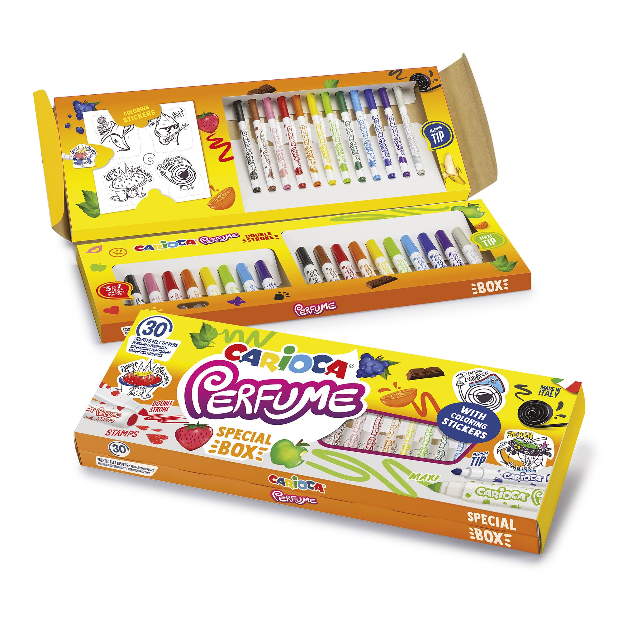 carioca-perfume-coffret-30-marqueurs-parfum-s-lavables-autocollants image 1