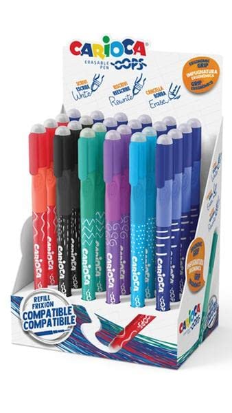 carioca-oops-43040-stylo-effa-able-couleurs-assorties-bo-te-de-24 image 1