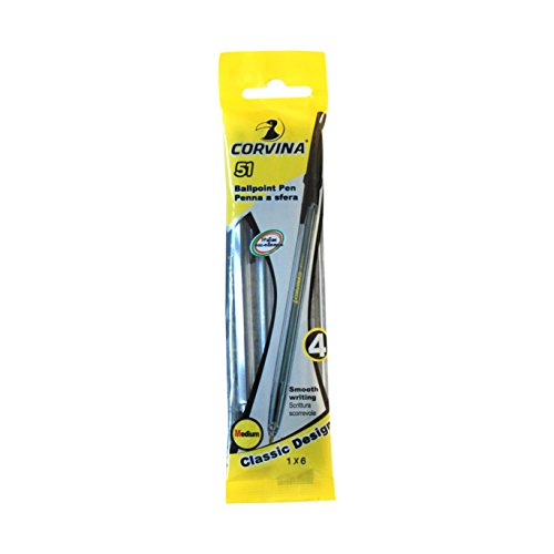 carioca-corvina-classic-pack-de-4-stylos-bille-bleus-pointe-1-mm image 6