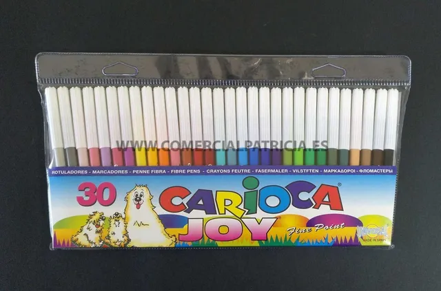 carioca-joy-marqueurs-pointe-fine-bo-te-30-feutres image 1