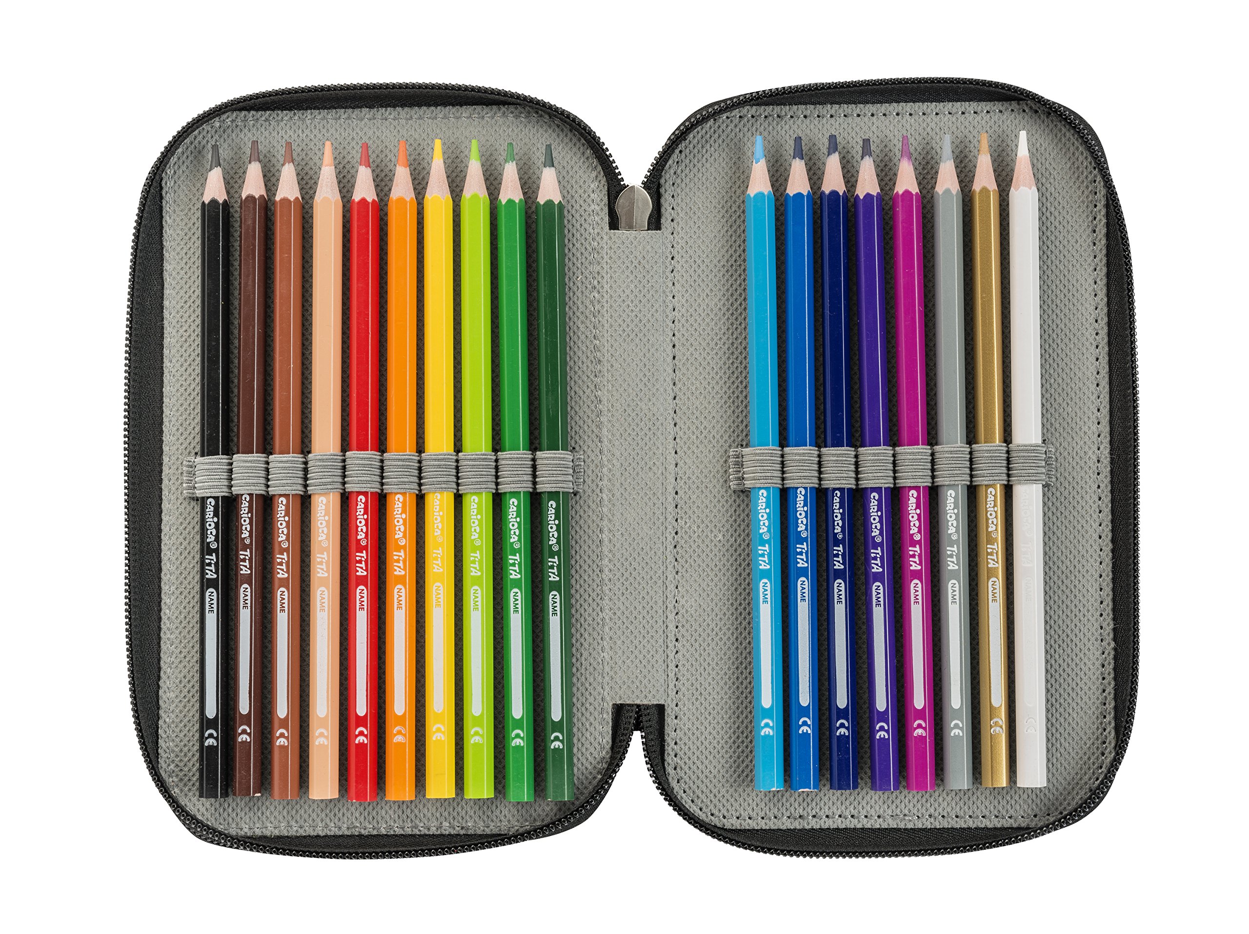 carioca-42807-trousse-3-zips-crash-aubergine-20-cm-garnie image 2