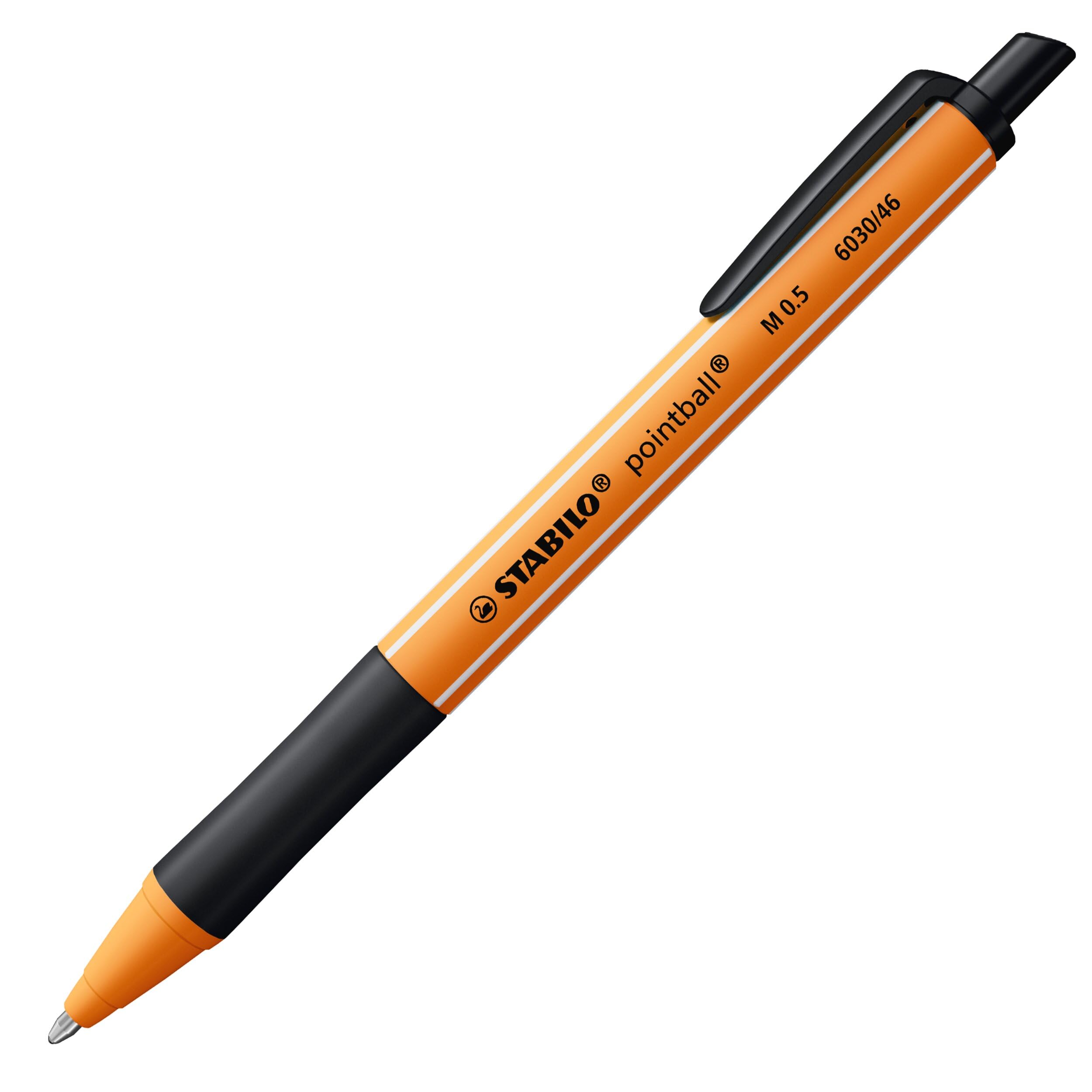 stabilo-pointball-lot-de-10-stylos-bille-rechargeables-noirs-pointe-moyenne-0-5- image 2
