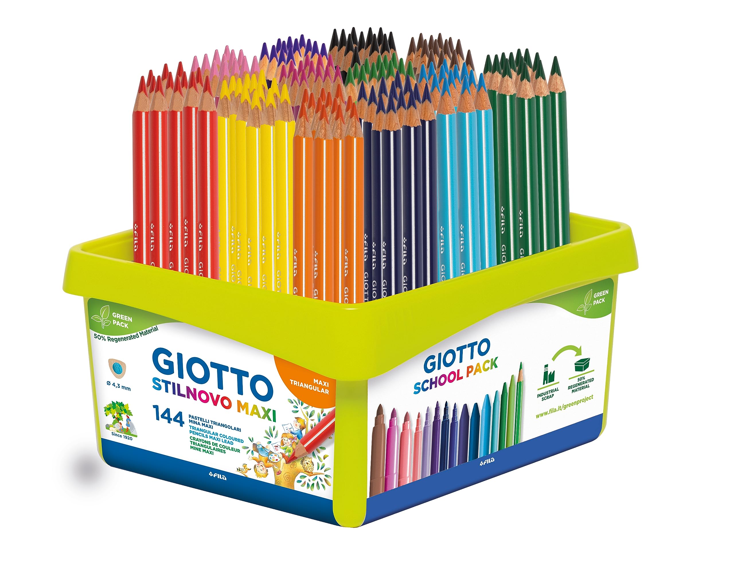 giotto-stilnovo-maxi-tui-12-crayons-de-couleur-triangulaires-4-3-mm image 8