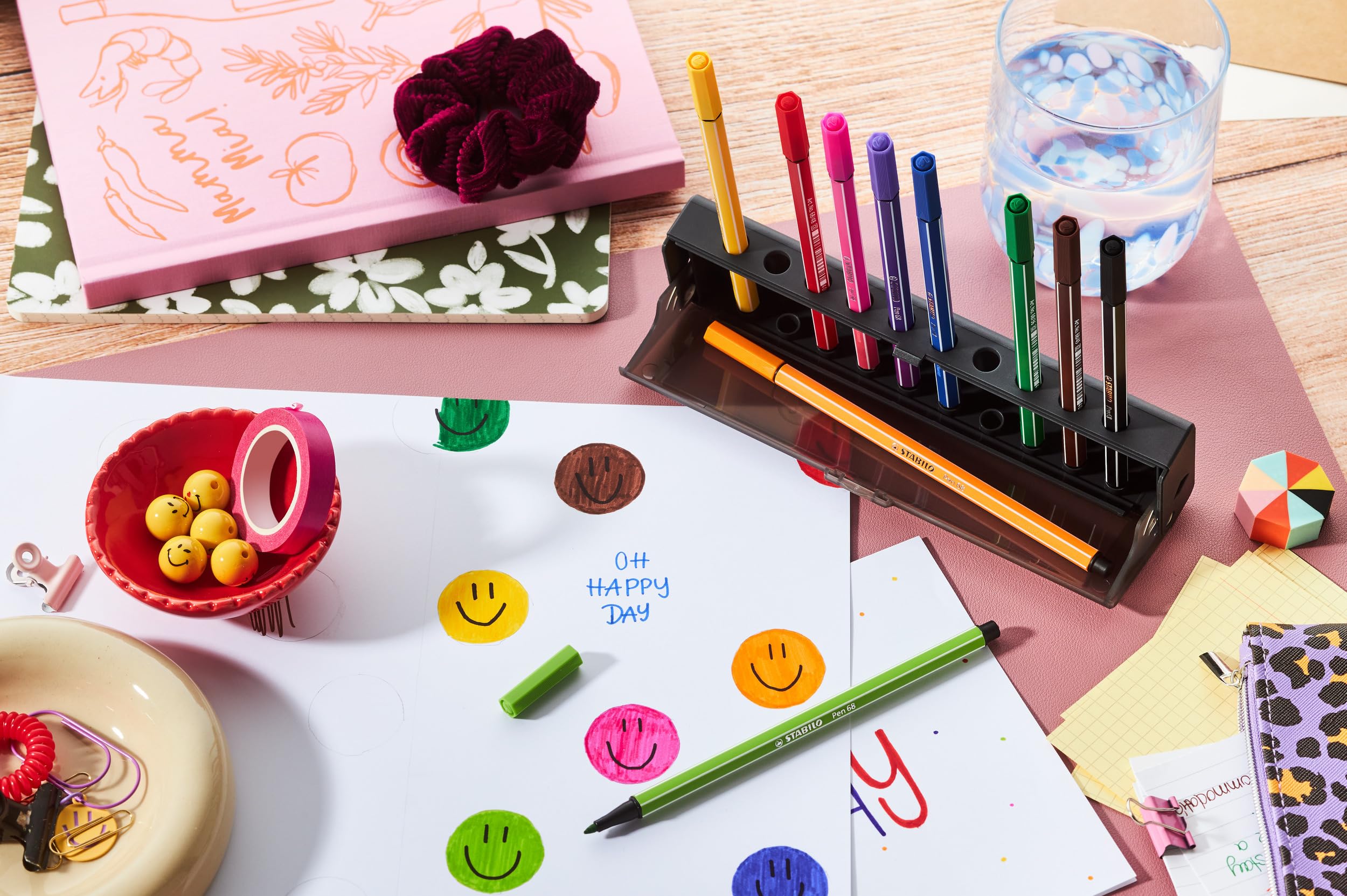 stabilo-pen-68-tui-click-box-10-feutres-coloriage-pointe-1-mm image 5