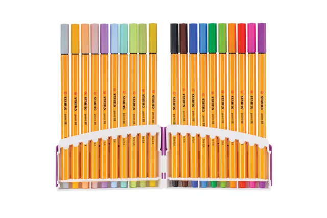 stabilo-point-88-tui-colorparade-de-20-stylos-feutres-pointe-fine-0-4-mm-coloris image 1