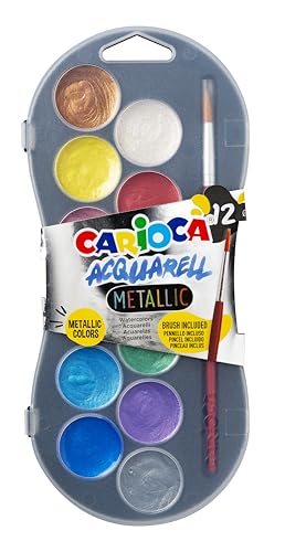 carioca-aquarelles-m-talliques-acquarell-tui-de-12-pastilles-30-mm image 4